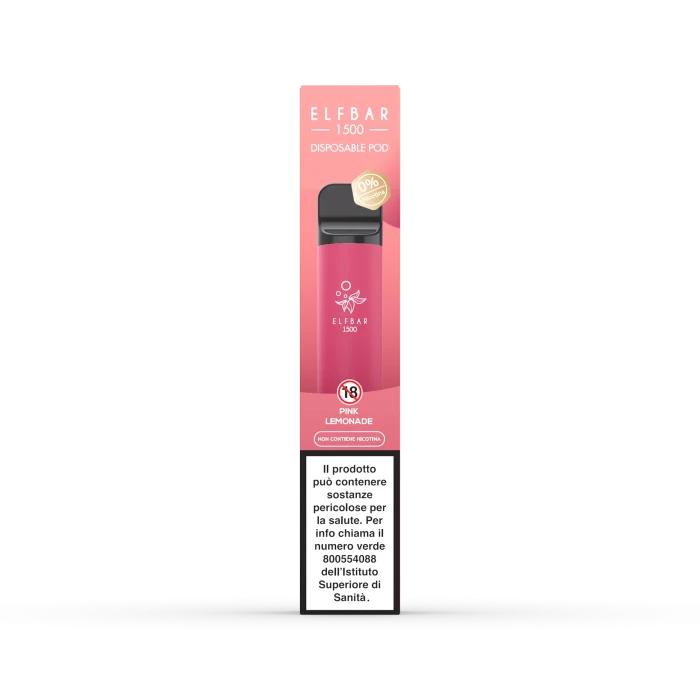 PUFF ELFBAR 1500 PINK LEMONADE 0 mg/ml