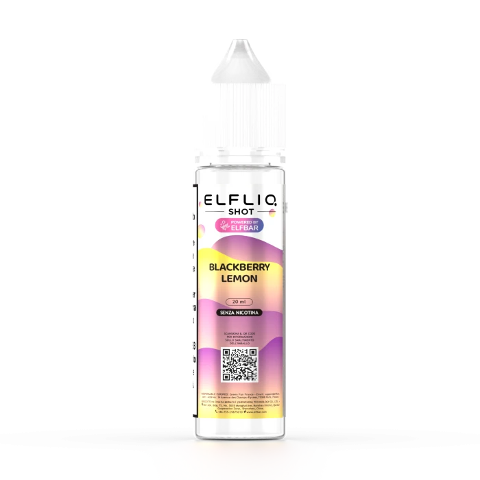 ELFLIQ SHOT BLACKBERRY LEMON 20ml - 0mg/ml