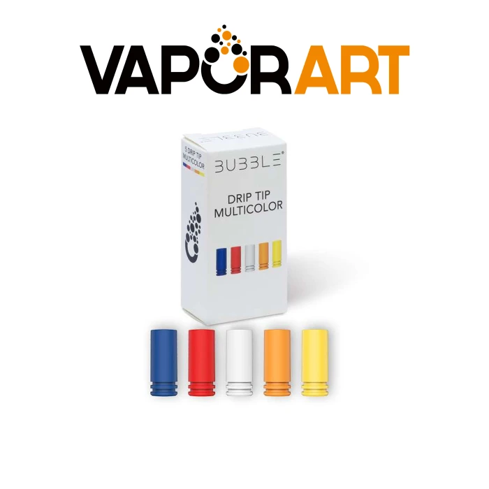 VAPORART BUBBLE DRIP TIP MULTICOLOR 5PZ