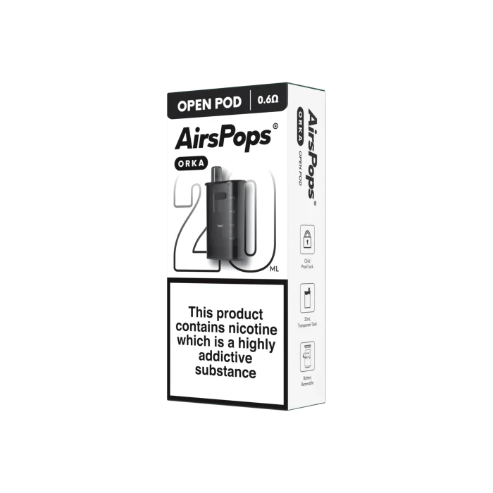 AIRPOPS ORKA POD RICAMBIO 20ML 0,6 OHM