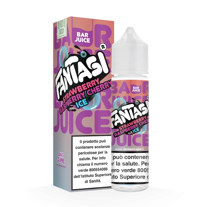 FANTASI STRAWBERRY RASPBERRY CHERRY ICE MIX 20